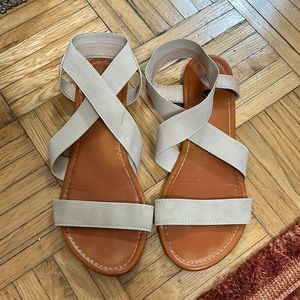 Target sand and shore stretchy nude sandals